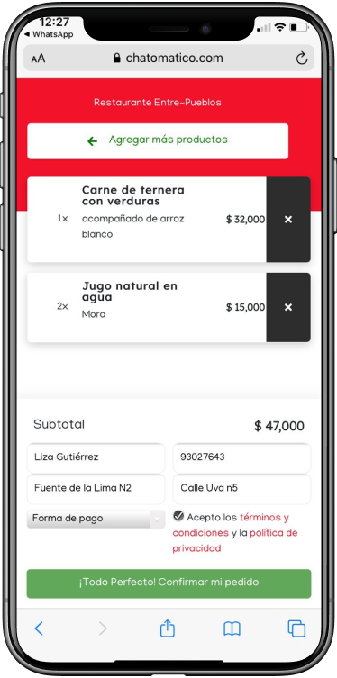 Chatomático: el WhatsApp automatizado para tu restaurante