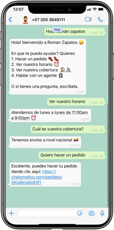WhatsApp para zapaterías y tiendas de ropa - Planeta Chatbot